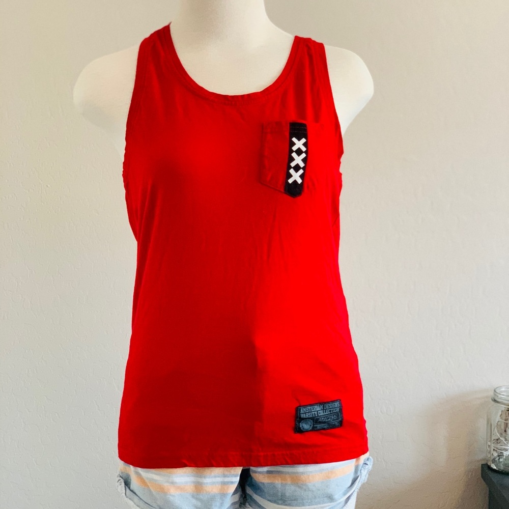 Red Amsterdam tank top